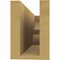 Ekena Millwork 4in. W x 6in. H x 16in. L Ridgewood Woodgrain TimberThane Rafter Tail, Primed Tan RFTUR04X06X16RIDRCPR - alternate 6